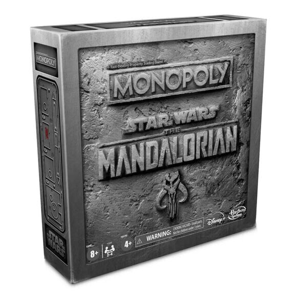Star Wars Monopoly Board Game - The Mandalorian Theme with Retro Figure - Picture 9 of 11